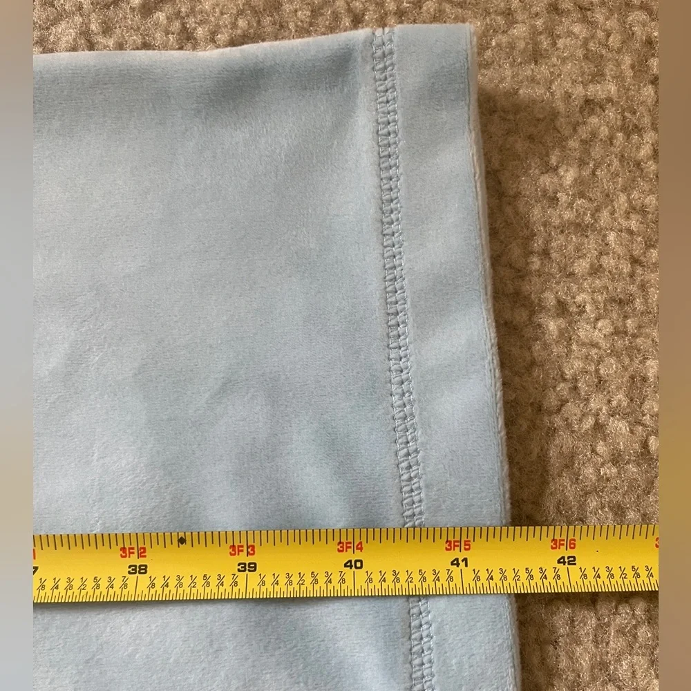 Juicy Couture Light Blue Velour Tracksuit Pants, Big Bling Mcbling Y2K Pants NWT - Picture 7 of 7
